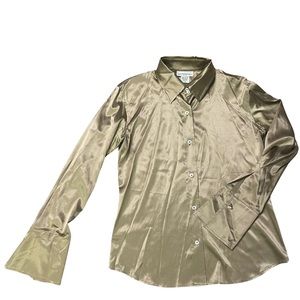 Metallic Banana Republic Blouse 👚